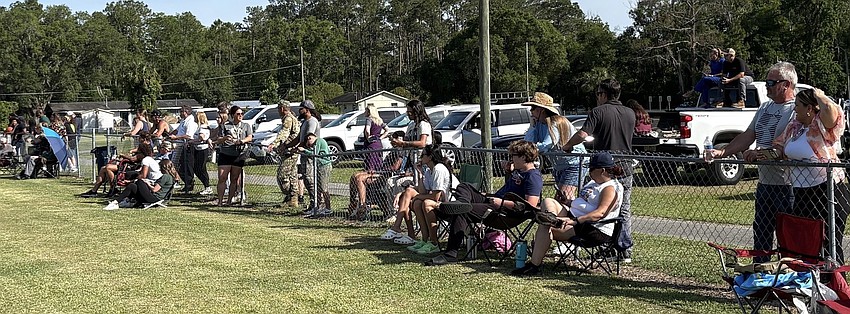 Fans come out on May 5 to watch Flagler Palm Coast's football team practice at the Carver Center field. Courtesy photo