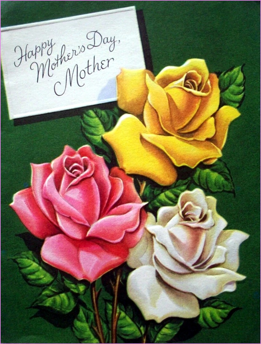 A Mother's Day holiday card, circa 1970s. Courtesy of Randy Jaye