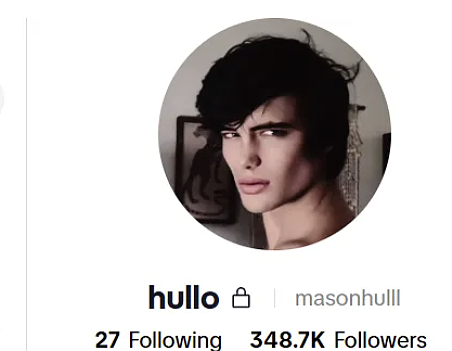 Mason Hull has more than 300,000 followers on TikTok.