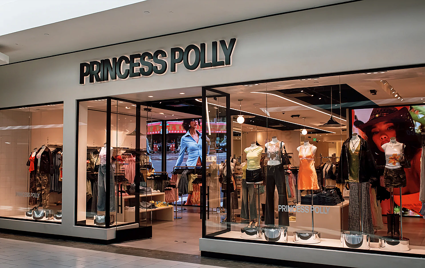 Princess Polly sells clothing, swimsuits, accessories, shoes and more. The location shown is in the Dadeland Mall at 7535 N. Kendall Dr., Miami. Princess Polly sells clothing, swimsuits, accessories, shoes and more. The location shown is in the Dadeland Mall at 7535 N. Kendall Dr., Miami.