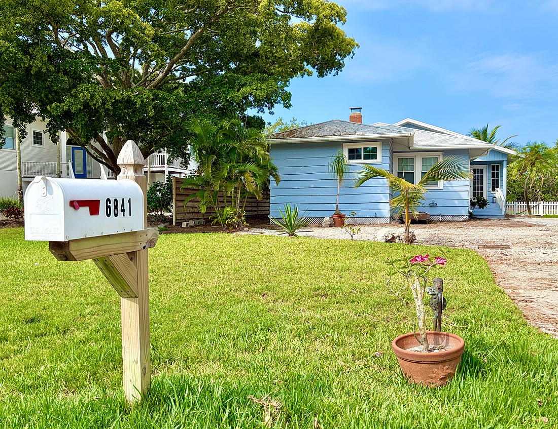 The home at 6841 Longboat Drive S. sold for $900,000. Built in 1935, it has three bedrooms, one bath and 1,180 square feet of living area.
