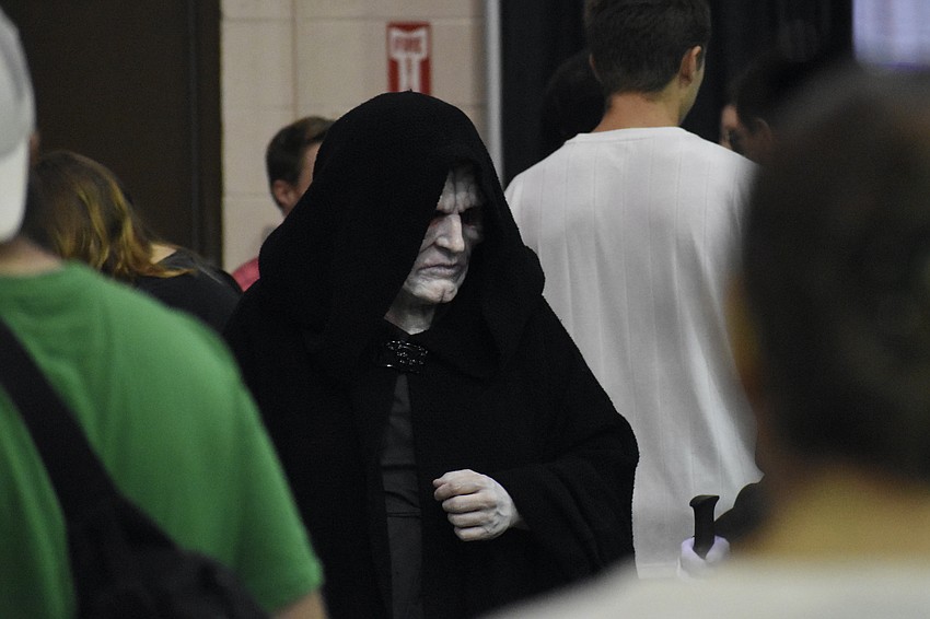 Ashley Archer, dressed as Palpatine from the 
