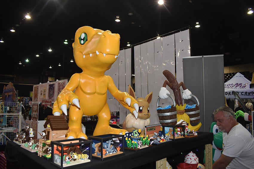 Attendees could view a wide variety of merchandise.