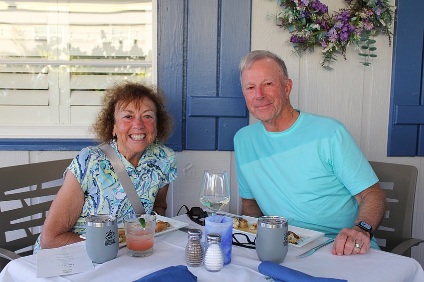 Ginger and Ray Markham say they were impressed with the quality of dishes at the first Turtle Crawl foodie event, especially the seared scallops at Harry's Continental Kitchens.