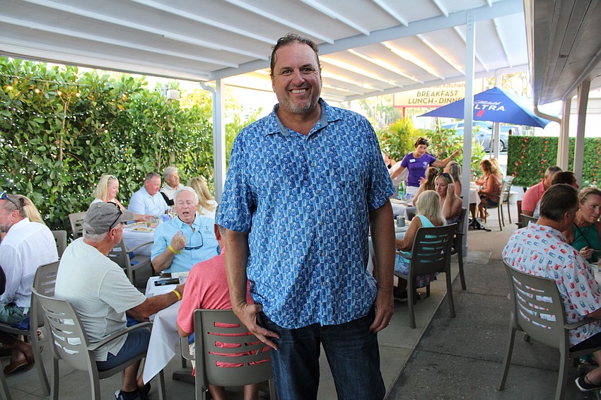 Hal Christensen of Harry's Continental Kitchens prepares to welcome the third and final wave of diners with the debut Turtle Crawl. He said he was proud to push the community initiative forward, benefiting sea turtle research for partners at Longboat Key Turtle Watch and Mote Marine.