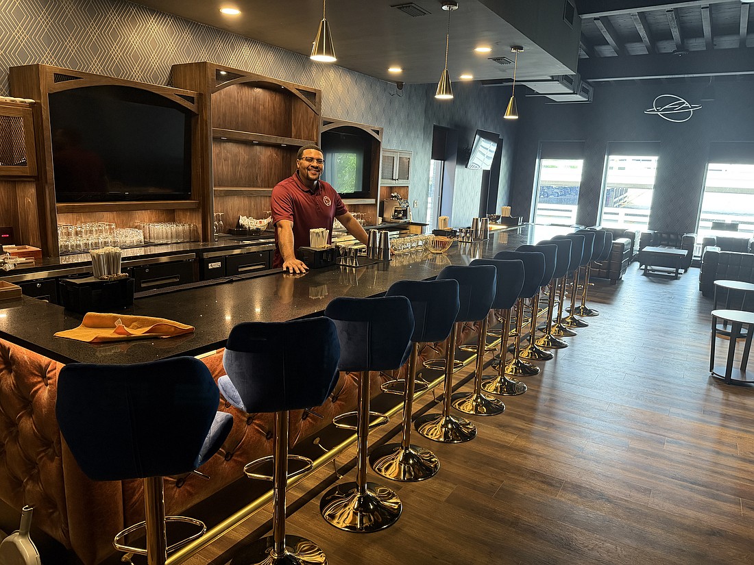 Darian “Jack” Jackson prepares to open two businesses — a cigar bar and a cheesesteak restaurant — May 15 at 11 N. Ocean St.