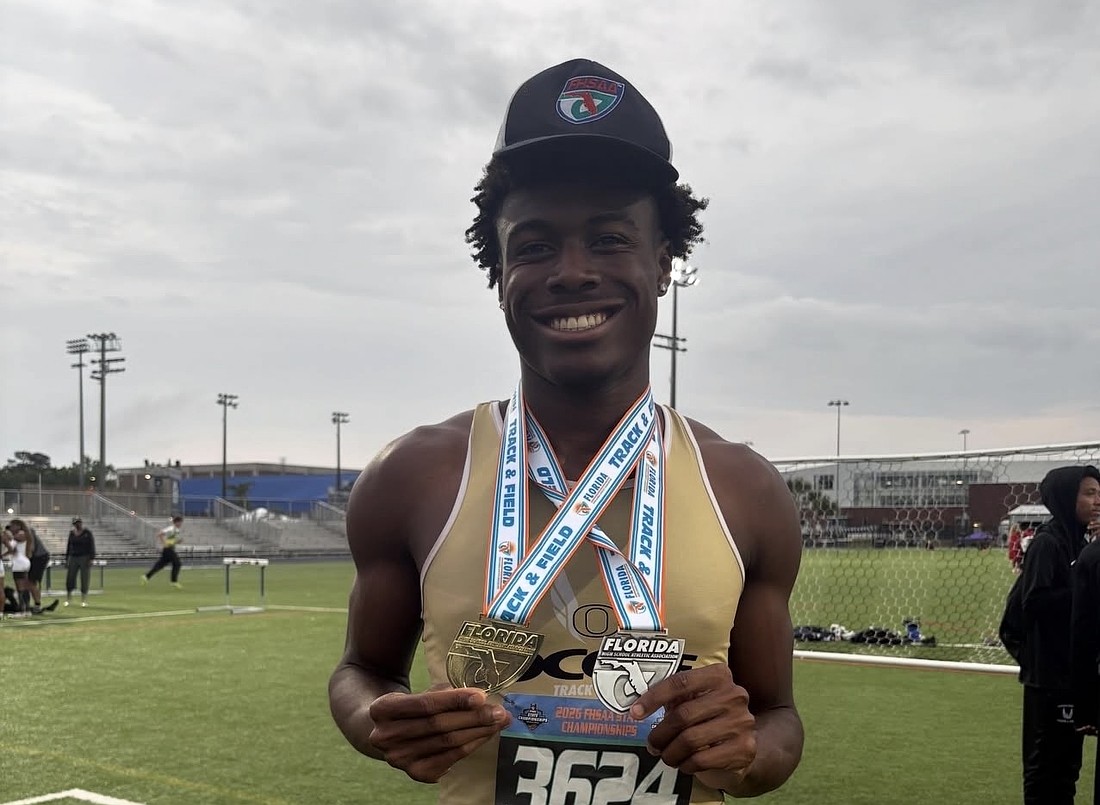 Ocoee High's Devin Matthews won the 4A State Championship in the 400-meter dash.