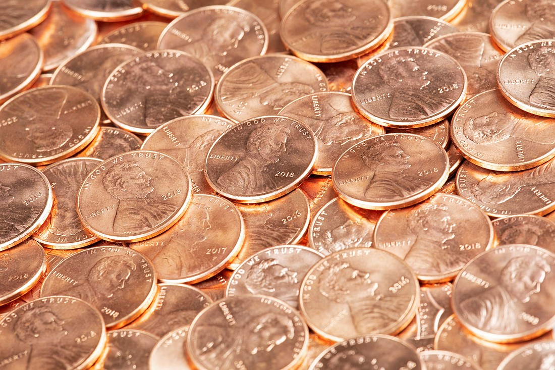 The U.S. Department of Treasury has done away with the production in pennies.