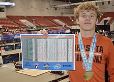 Vance Freeman became the 10th different state champion in Sarasota boys weightlifting program history May 7. The senior hit all three of his lifts in the bench press to secure gold.
