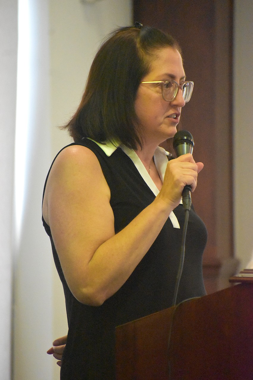 Sarah Davis, founder and president of Jackson's Gift, says the nonprofit serves foster youth who have aged out of the system and have chosen to enlist in the United States military.