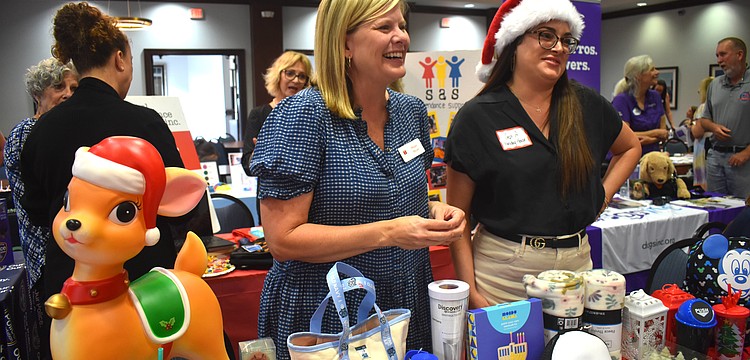 Holiday House SRQ's Megan Micale, executive director, and Sepi Ackerman, co-founder and executive president, say a grant would allow for 350 Title I students to receive school uniforms, shoes and a holiday experience.