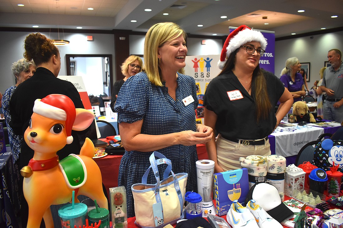 Holiday House SRQ's Megan Micale, executive director, and Sepi Ackerman, co-founder and executive president, say a grant would allow for 350 Title I students to receive school uniforms, shoes and a holiday experience.