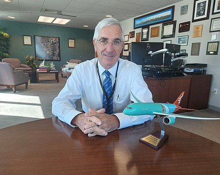 Retired Sarasota-Bradenton International Airport President and CEO Rick Piccolo's name is now emblazoned on the airport loop road at SRQ.