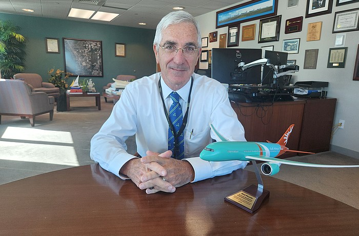 Retired Sarasota-Bradenton International Airport President and CEO Rick Piccolo's name is now emblazoned on the airport loop road at SRQ.