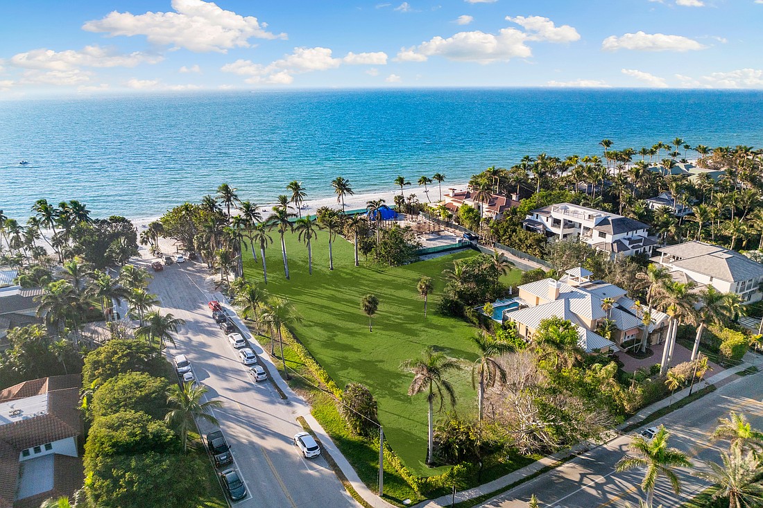The Gulf-front property along Fifth Avenue South and Gulf Shore Boulevard South used to be part of the L.L. Bean family compound.