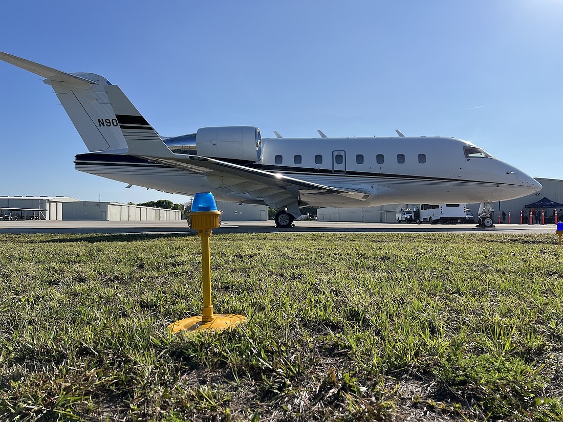 A new elevated airfield lighting system at Naples Airport will include 1,080 edge lights along runways and taxiways.