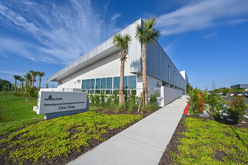 The Sarasota County Planning and Development Services “one stop” building opened April 14.