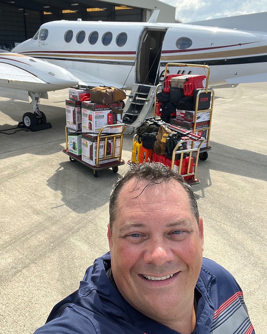 Zach Zeller flew planes filled with supplies back and forth between Sarasota and Jamaica, with stops in Miami, after Hurricane Melissa.