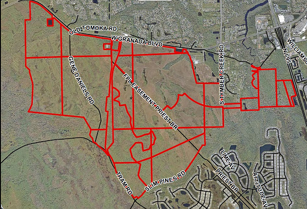 An aerial view of the Avalon Park development in Daytona Beach. Courtesy Daytona Beach