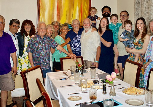 In a room packed with family members — adjacent to another room with several times as many additional friends — longtime Longboat Key resident Harold Goldstein celebrated his 100th birthday on May 11 at Rosemary and Thyme.