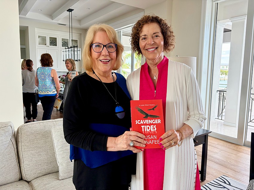 Friends Susan Hanafee and Joan Love bonded over their adventures in authorship.