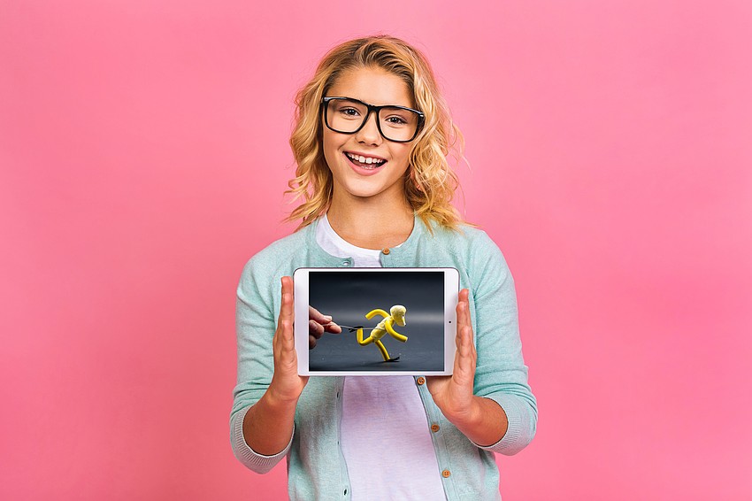 A young artist explores stop-motion creativity during Sarasota Art Museum’s Summer Camp, where digital tools expand traditional artmaking. A young artist explores stop-motion creativity during Sarasota Art Museum’s Summer Camp, where digital tools expand traditional artmaking.