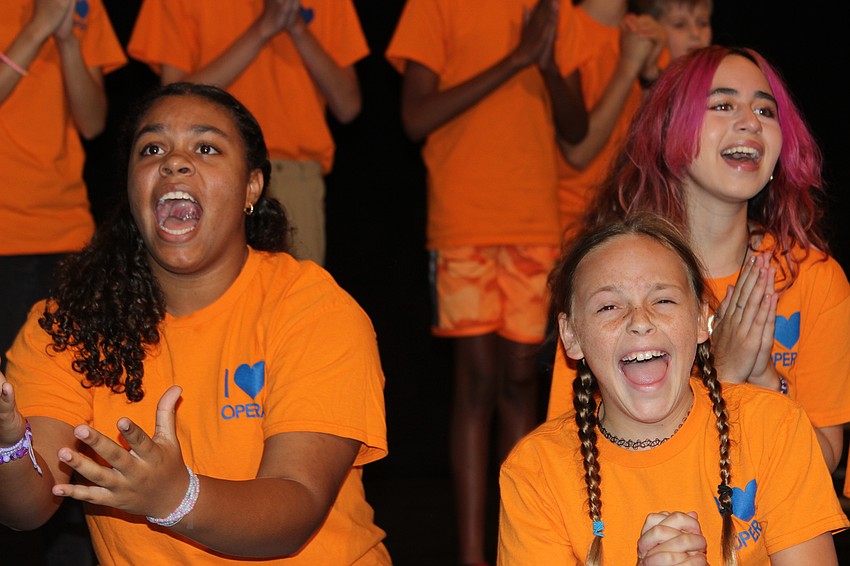 Joy and expression fill the stage at Sarasota Opera’s Summer Camp, as young performers bring music and storytelling to life. Joy and expression fill the stage at Sarasota Opera’s Summer Camp, as young performers bring music and storytelling to life.