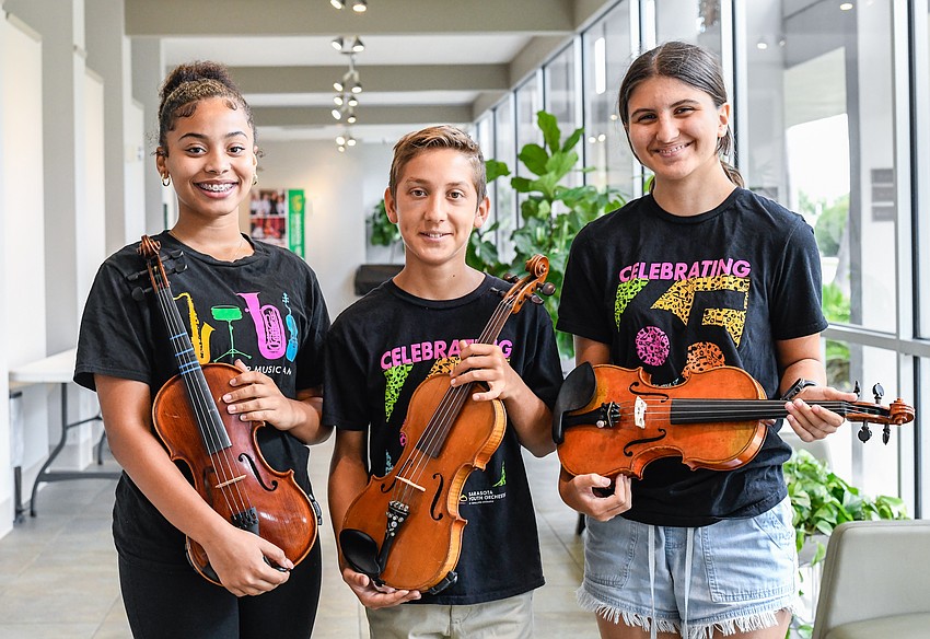 Young musicians bring the sounds of summer to life during Sarasota Orchestra’s immersive music camp. Young musicians bring the sounds of summer to life during Sarasota Orchestra’s immersive music camp.