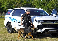 Officer Ryan Block and K-9 Partner Kodak have become Sarasota Police Department's second certified explosive detection team.