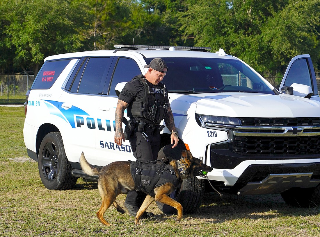 Officer Ryan Block and K-9 Partner Kodak have become Sarasota Police Department's second certified explosive detection team.