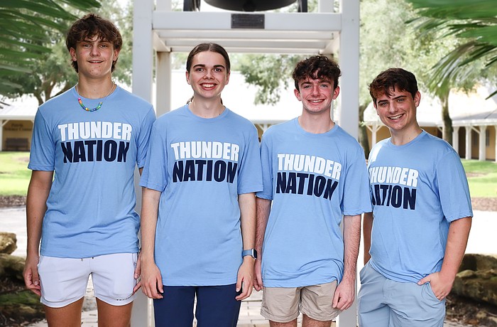 The Out-of-Door Academy's Chase Smith, Hays Wilson, Zachary Papper and Mason Chase are all National Merit Finalists after earning high test scores and going through the application process.