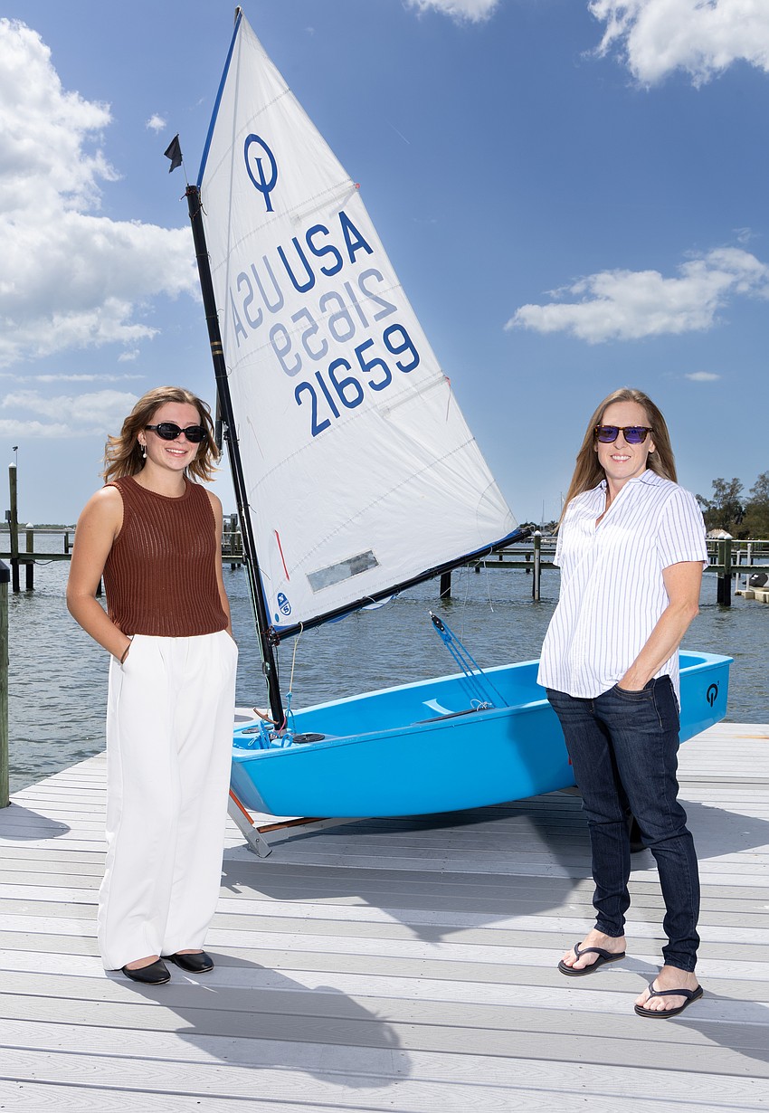 Head Sailing Coach Macy Parke and Manatee River Youth Sailing Program Executive Director Emily Crotty believe the future is bright for the organization. Head Sailing Coach Macy Parke and Manatee River Youth Sailing Program Executive Director Emily Crotty believe the future is bright for the organization.