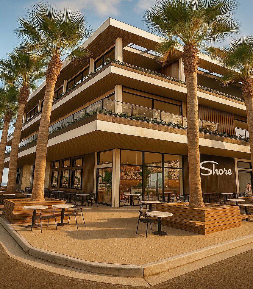 If all goes to plans, the development that would see Shore return to St. Armands would include a cafe and retail on the first floor, restaurant on the second floor and an eight-room boutique hotel on the third floor.