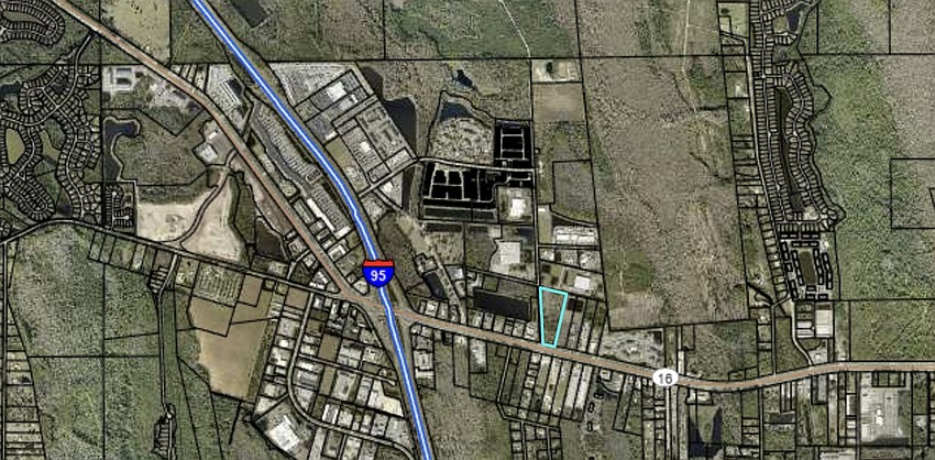 A grocery store project resembling Harris Teeter is proposed at the northeast corner of Florida 16 and Inman Road, just east of Interstate 95 and less than 2 miles from the Elevation Pointe Publix.