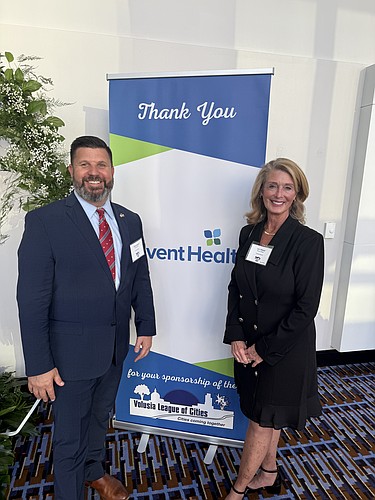 Ormond Beach City Commissioner Travis Sargent and Deputy Mayor Lori Tolland. Courtesy photo