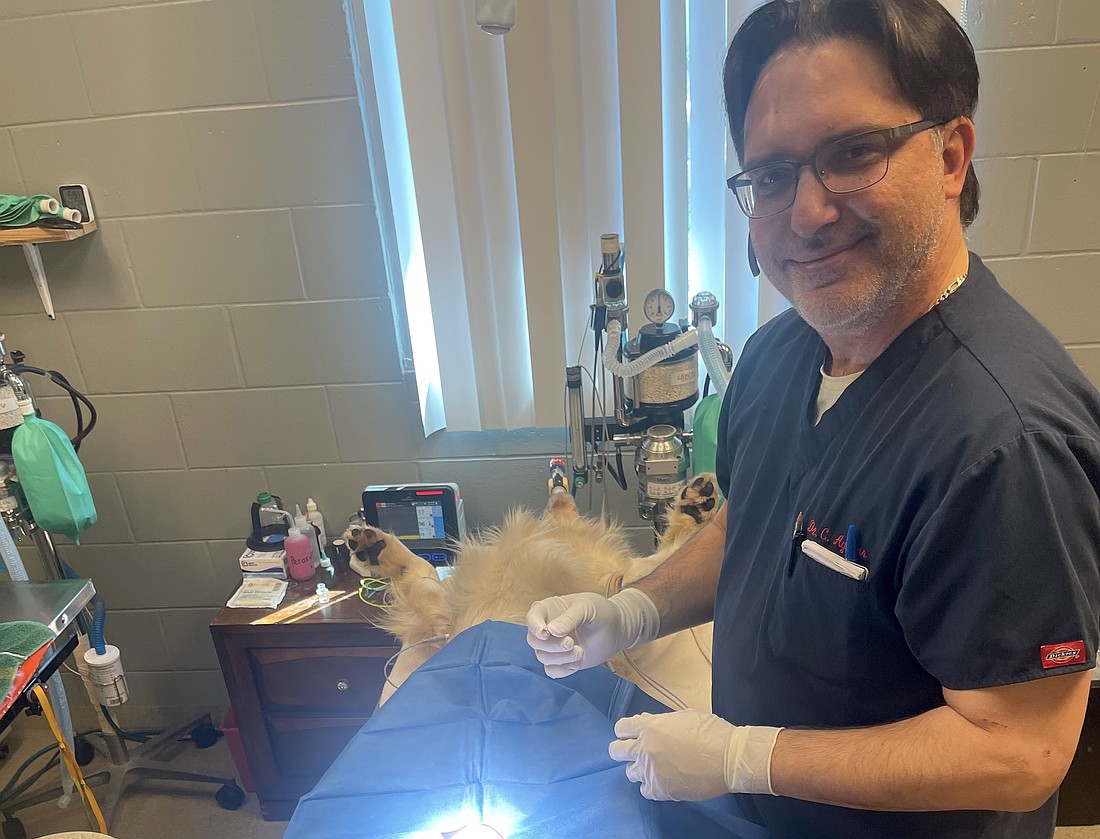 Flagler Humane Society medical director and shelter veterinarian, Dr. Carlos Aguiar. Courtesy photo