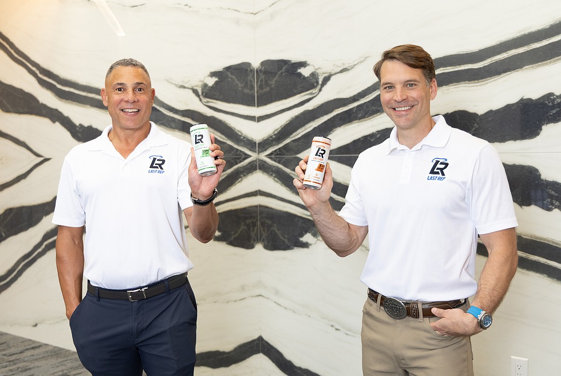 Stephen Samson and Jason “Jay” Ashton call Last Rep the world's first athletic recovery cocktail."