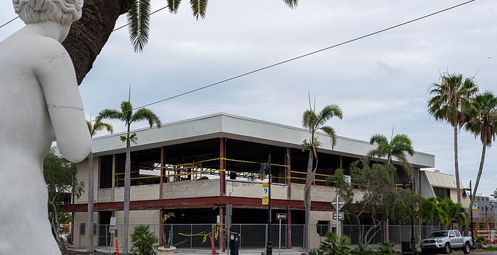 Work is underway at 28 N. Boulevard of the Presidents in the first phase of Tom Leonard’s plan to bring the Shore Restaurant back to St. Armands Circle.
