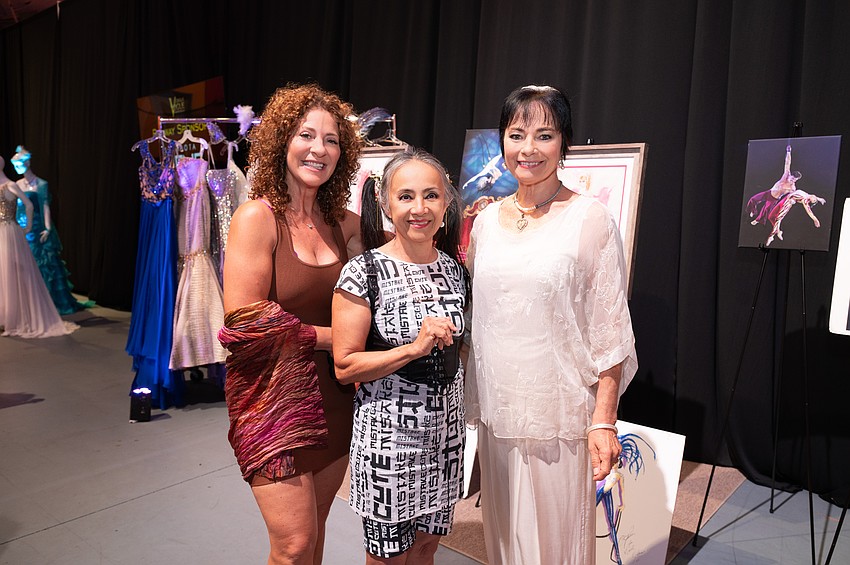 Marlena Jbara, Margurite Barnett and Circus Arts Co Founder Dolly Jacobs