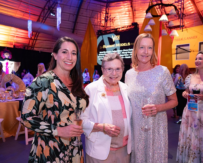 Courtney Wyatt, Shirley Adams and Susan Loeffler