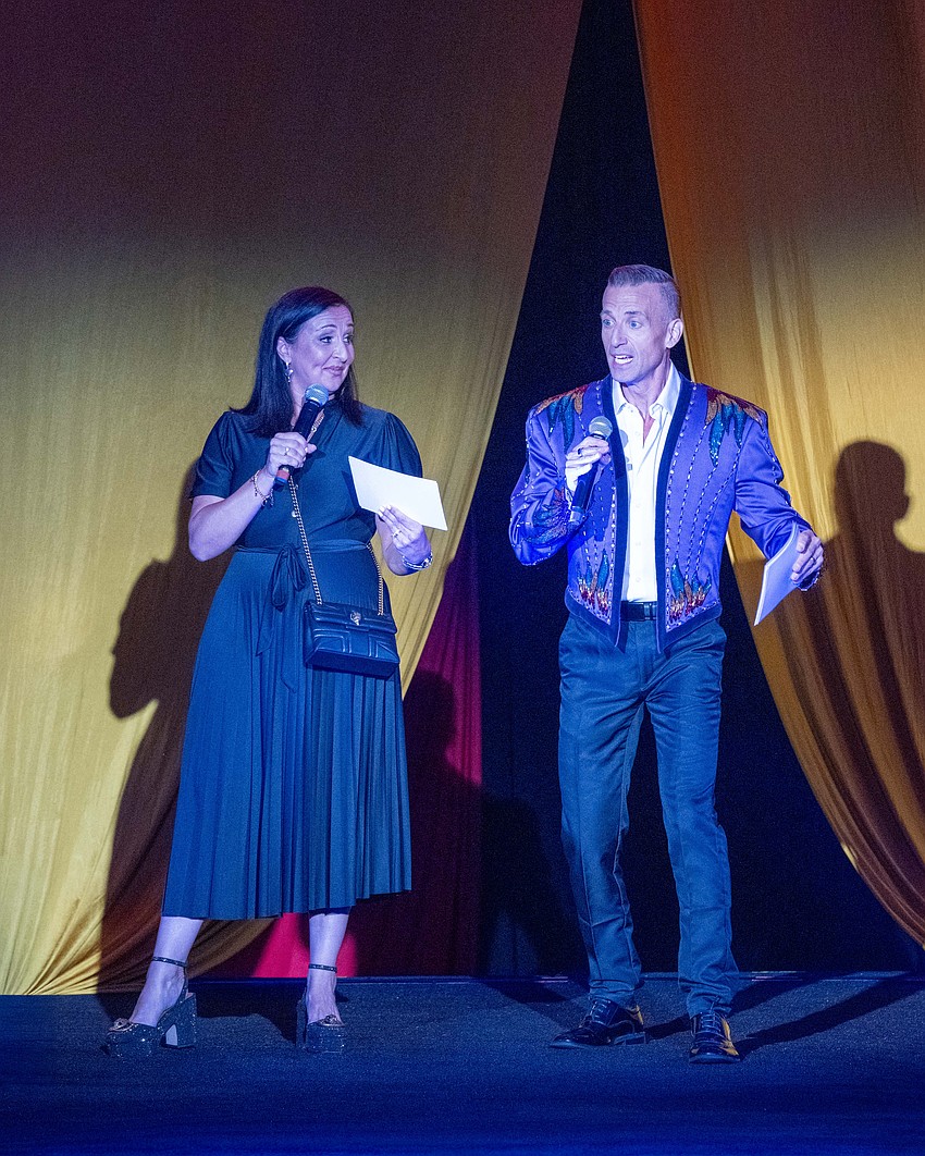 Runway hosts, CAC CEO and President Jennifer Mitchell and Joey Panek start the show.