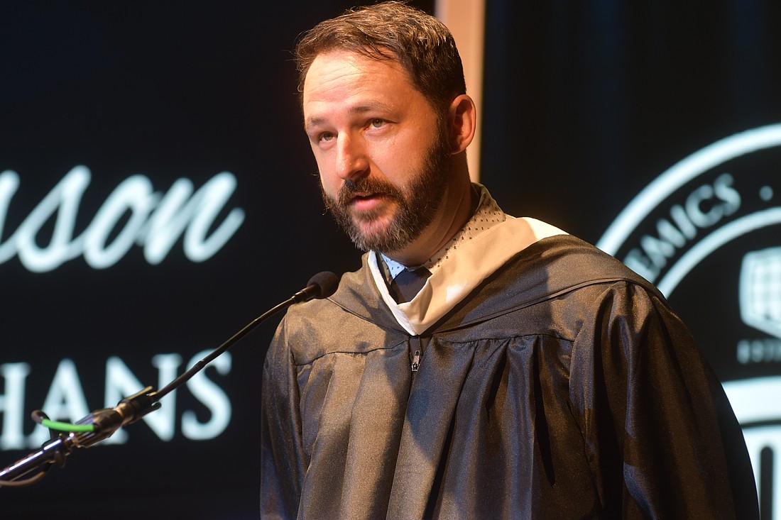 The Class of 2026 voted to have James Grosshans give the "last lesson," a tradition Foundation Academy started three years ago.