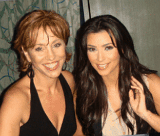 Forbes Riley and Kim Kardashian in 2006.