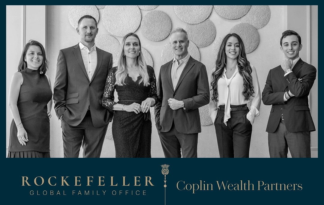 Coplin Wealth Partners is led by Private Advisor and Managing Director Steven Coplin, fourth from left.