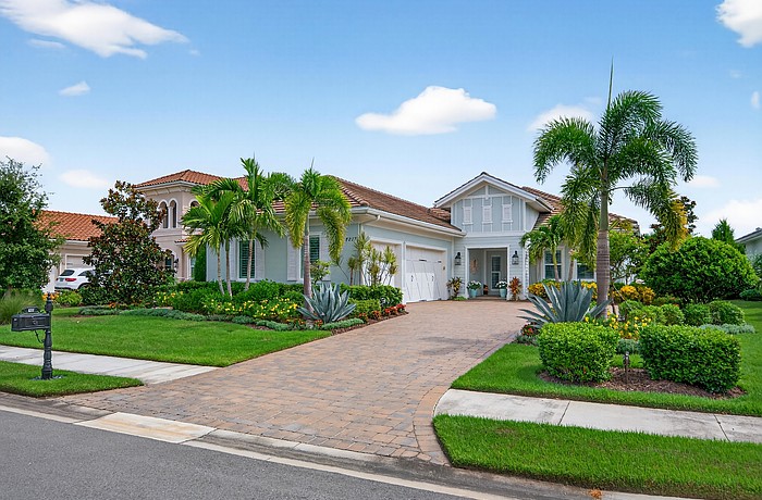 This Lake Club home at 8217 Pavia Way sold for $1.65 million. Built in 2021, it has three bedrooms, two-and-a-half baths, a pool and 2,427 square feet of living area.