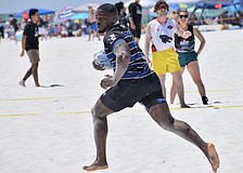 Tyre Smith is in his second year with Sarasota Rugby Club. He switched over from football after competing with Riverview High School and Wittenberg University.