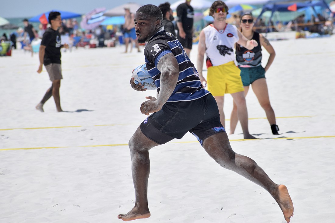 Tyre Smith is in his second year with Sarasota Rugby Club. He switched over from football after competing with Riverview High School and Wittenberg University.
