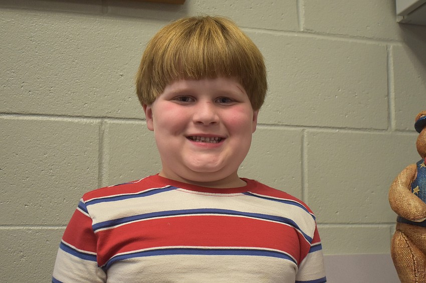 Alex Taylor, kindergartener at Freedom Elementary School