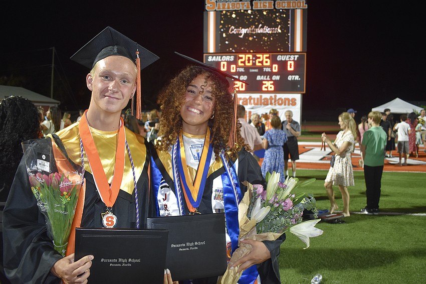 Claudia Viamonte and Bogdan Zverev enjoy being graduates.