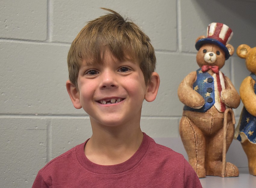 Eastan Mitchell, kindergartener at Freedom Elementary School